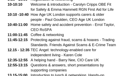 Stay Safe Agenda for 2019