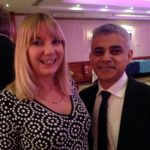 Emma Hammett and Sadiq Khan