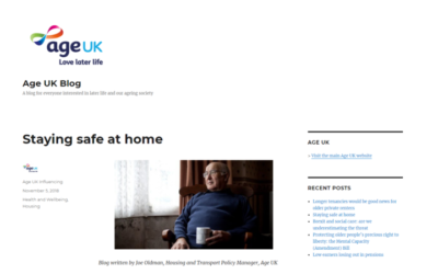 Age UK: Staying Safe at Home